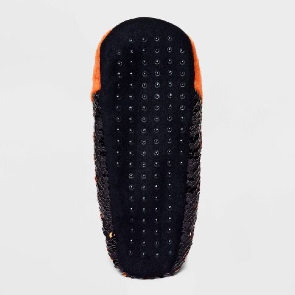Hyde & EEK! Boutique Pumpkin Flip Sequin Pull-On Slipper Socks with Grippers - Picture 5 of 10